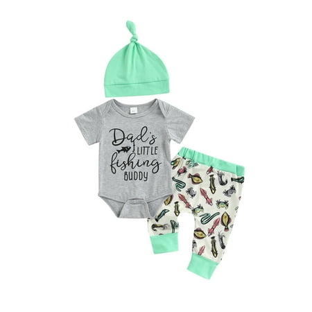 Canrulo 3pcs Newborn Baby Boys Clothes Letter Short Sleeve Romper+Animal Printed Pant Hats Sets Fruit Green 12-18 Months
Canrulo 3pcs Newborn Baby Boys Clothes Letter Short Sleeve Romper+Animal Printed Pant Hats Sets Fruit Green 12-18 Months