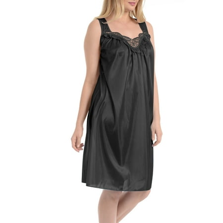 EZI Nightgowns for Women - Soft & Breathable Satin Night Gowns for Adult Women - Medium to Plus Size Womens Sleep Shirts - Knee-Length Nightgown
EZI Nightgowns for Women - Soft & Breathable Satin Night Gowns for Adult Women - Medium to Plus Size Womens Sleep Shirts - Knee-Length Nightgown