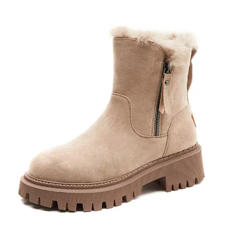 Women‘s Outdoor Snow Boots Suede Thermal Zipper Fleece Liner Shoes Women‘s Footwear
Women‘s Outdoor Snow Boots Suede Thermal Zipper Fleece Liner Shoes Women‘s Footwear