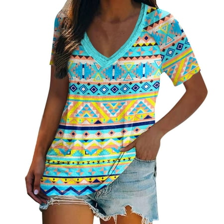 KmaiSchai White Long Sleeve Shirt Women Women Summer V Neck Top Shirt Casual Short Sleeves T Shirt Western Aztec Ethnic Diamond Print Top Shirt Pajama Shirts Women Cotton Women’S Tshirts
KmaiSchai White Long Sleeve Shirt Women Women Summer V Neck Top Shirt Casual Short Sleeves T Shirt Western Aztec Ethnic Diamond Print Top Shirt Pajama Shirts Women Cotton Women’S Tshirts