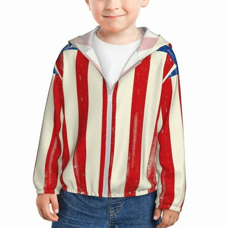 Ocsxa America Flags2 Print Kids Active Zipper Sun Protection Jacket Boys Girls Hooded Cooling Shirt-3 Years
Ocsxa America Flags2 Print Kids Active Zipper Sun Protection Jacket Boys Girls Hooded Cooling Shirt-3 Years
