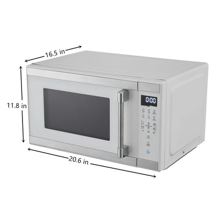 UPPERI 1000 W Mid Size Microwave Oven 1000W Stainless Steel