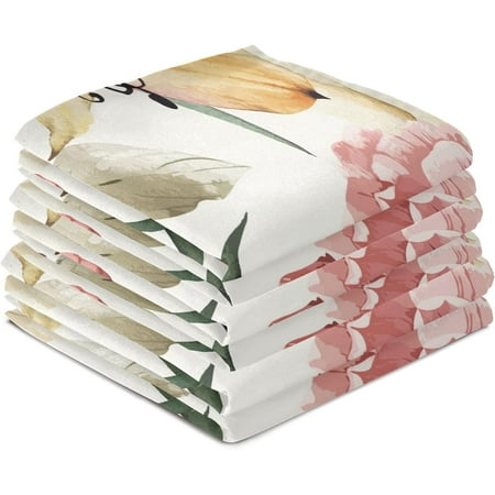 GZHJMY Rose Flowers Kitchen Dish Towels Set of 4 Dishcloths Absorbent Soft Towels Hand Towels Tea Towels 18 x 28
GZHJMY Rose Flowers Kitchen Dish Towels Set of 4 Dishcloths Absorbent Soft Towels Hand Towels Tea Towels 18 x 28