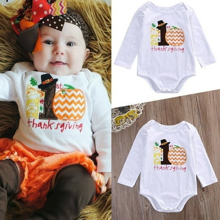 Thanksgiving Newborn Baby Girl Boy Clothes Bodysuit Romper Jumpsuit Playsuit Outfits
Thanksgiving Newborn Baby Girl Boy Clothes Bodysuit Romper Jumpsuit Playsuit Outfits