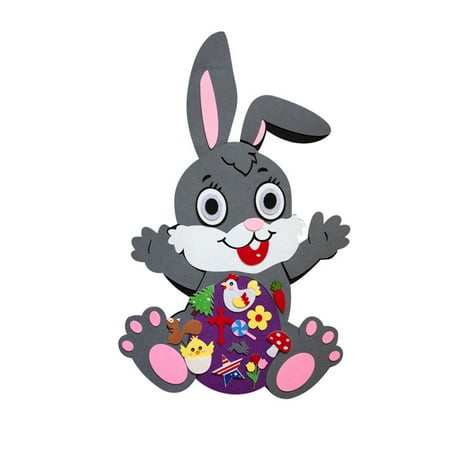 ZALAGA Easter Party Supplies Colored Eggs DIY Felt Rabbit Venue Props Gray Rabbit Pendant Decoration
ZALAGA Easter Party Supplies Colored Eggs DIY Felt Rabbit Venue Props Gray Rabbit Pendant Decoration