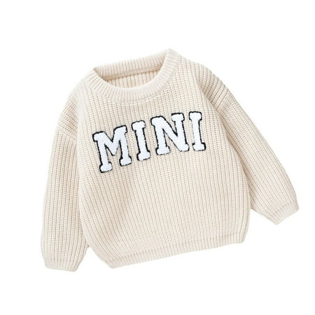 ASFGIMUJToddler Girls Sweater Kids Baby Boys Letter Embroidery Long Sleeve Warm Jacket Cotton Knit Coat Outwear Tops 6 Months-9 Months
ASFGIMUJToddler Girls Sweater Kids Baby Boys Letter Embroidery Long Sleeve Warm Jacket Cotton Knit Coat Outwear Tops 6 Months-9 Months