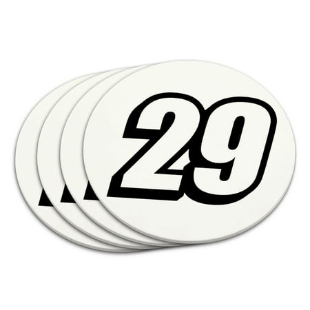 29 Number Twenty Nine Coaster Set