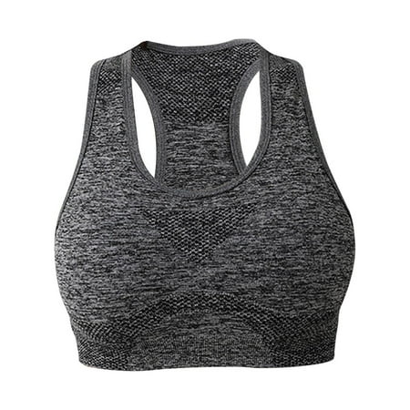 Women Sports Bras tank top bras for Cycling Daily Wear Walking Grey