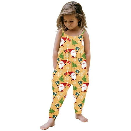 Baby Girls Bodysuits Outfit Christmas Sleeveless Cartoon Prints Romper Jumpsuit With Pocket Clothes For 12-18 Months
Baby Girls Bodysuits Outfit Christmas Sleeveless Cartoon Prints Romper Jumpsuit With Pocket Clothes For 12-18 Months