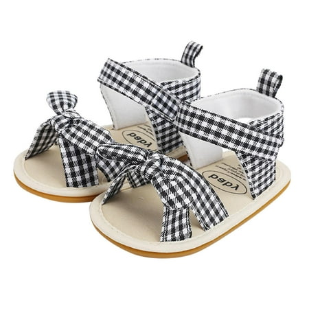 Girls Open Toe Plaid Striped Bowknot Shoes First Walkers Shoes Summer Toddler Flat Sandals
Girls Open Toe Plaid Striped Bowknot Shoes First Walkers Shoes Summer Toddler Flat Sandals