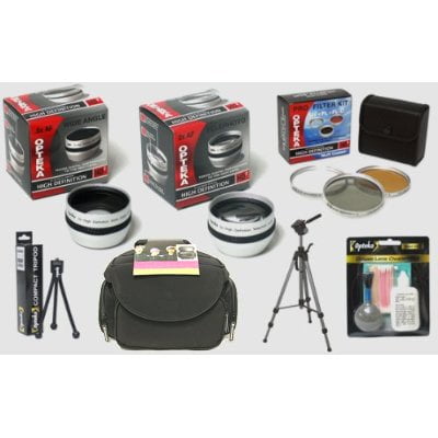 Sony DCR-SR100 SR80 SR60 SR40 Handycam Digital Camcorder HD2 Professional Accessory Kit