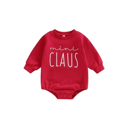 Bagilaanoe Newborn Baby Girl Boy Christmas Rompers Letter Print Long Sleeve Bodysuit 6M 12M 18M 24M Infant One Piece Short Jumpsuit
Bagilaanoe Newborn Baby Girl Boy Christmas Rompers Letter Print Long Sleeve Bodysuit 6M 12M 18M 24M Infant One Piece Short Jumpsuit