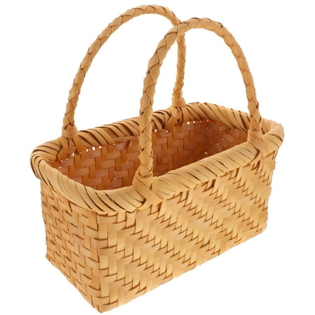 HOMEMAXS Portable Diy Flower Basket Rattan Woven Rustic Floral Basket Small Picnic Basket
HOMEMAXS Portable Diy Flower Basket Rattan Woven Rustic Floral Basket Small Picnic Basket