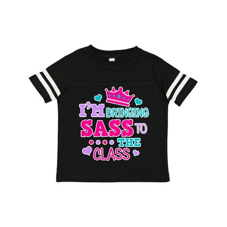 Inktastic Back to School I m Bringing Sass to the Class with Crown Gift Toddler Toddler Girl T-Shirt
Inktastic Back to School I m Bringing Sass to the Class with Crown Gift Toddler Toddler Girl T-Shirt