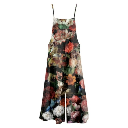 Dyegold Jumpsuits for Women Casual Jumpsuits for Women Casual Lightweight Baggy Stretchy Overalls Floral Print Square Neck Sleeveless Rompers Playsuit
Dyegold Jumpsuits for Women Casual Jumpsuits for Women Casual Lightweight Baggy Stretchy Overalls Floral Print Square Neck Sleeveless Rompers Playsuit