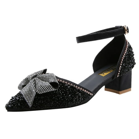 SEMIMAY Women Casual Shoes Fashion Spring And Summer New Pattern Bow Cute Pointed Comfortable Thick Heel Sandals
SEMIMAY Women Casual Shoes Fashion Spring And Summer New Pattern Bow Cute Pointed Comfortable Thick Heel Sandals