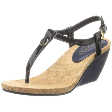 LAUREN by Ralph Lauren Womens Reeta Open Toe Casual Platform Sandals
