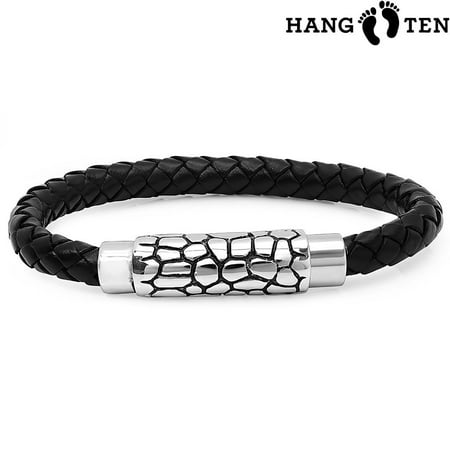 Hang Ten Mens Assorted Genuine Leather Bracelets