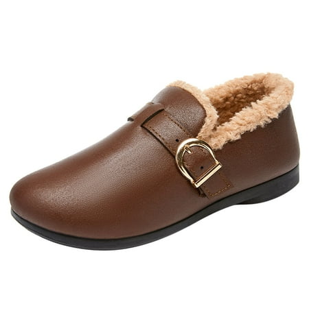 Qufokar Snow Boot for Women Work Business Casual Shoes for Women Low Heel Fashion Winter Women Casual Shoes Flat Bottom Round Toe Solid Color Buckle Short Plush Warm And Comfortable
Qufokar Snow Boot for Women Work Business Casual Shoes for Women Low Heel Fashion Winter Women Casual Shoes Flat Bottom Round Toe Solid Color Buckle Short Plush Warm And Comfortable