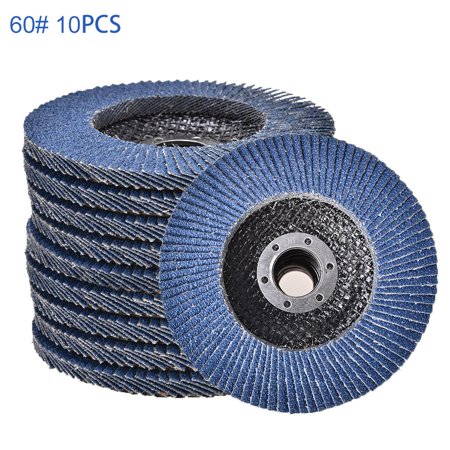 10PCS Flap Disc 4.5 x 7/8-Inch Abrasives Sanding Grinding Wheels for Angle Grinder 40/60/80/120 Grit #40
10PCS Flap Disc 4.5 x 7/8-Inch Abrasives Sanding Grinding Wheels for Angle Grinder 40/60/80/120 Grit #40
