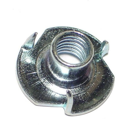 5/16 -18 Zinc Plated Steel Coarse Thread Pronged Tee Nuts TNS-092
