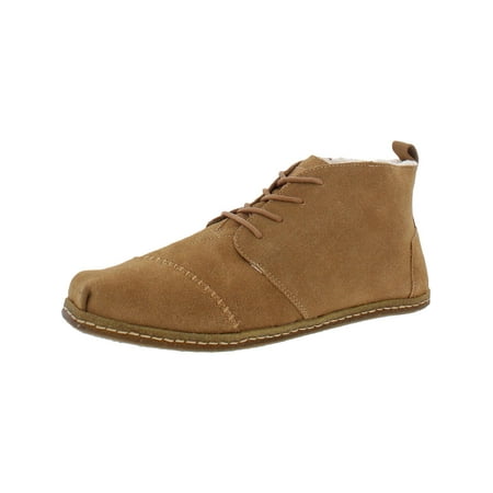 TOMS Men s Suede Faux Shearling Botas