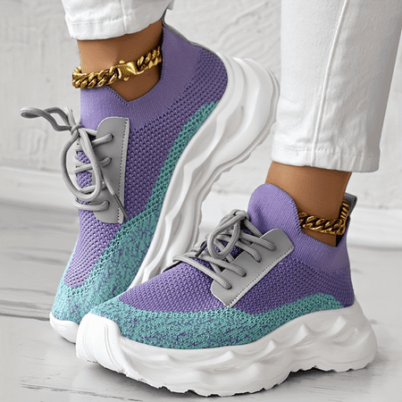 SHENZHYIXINC Stylish Women‘s Honeycomb Knitted Lace Up Platform Soft Sole Mesh Traines Low-top Breathable Running & Fitness Shoes for Active Women
SHENZHYIXINC Stylish Women‘s Honeycomb Knitted Lace Up Platform Soft Sole Mesh Traines Low-top Breathable Running & Fitness Shoes for Active Women