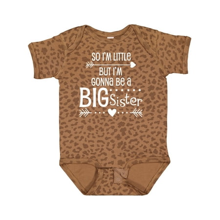 Inktastic So I m Little but I m Gonna Be a Big Sister Gift Baby Girl Bodysuit 
Inktastic So I m Little but I m Gonna Be a Big Sister Gift Baby Girl Bodysuit