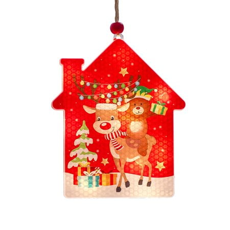 Sinhoon Christmas Pendant Led Snowman Snowflake House Pendants for Xmas Tree Home Party Front Door Window Wall Hanging Fairy Light Ornament
Sinhoon Christmas Pendant Led Snowman Snowflake House Pendants for Xmas Tree Home Party Front Door Window Wall Hanging Fairy Light Ornament