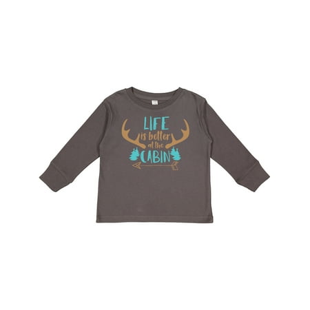 Inktastic Life is Better at the Cabin Deer Antlers Camping Gift Toddler Boy or Toddler Girl Long Sleeve T-Shirt
Inktastic Life is Better at the Cabin Deer Antlers Camping Gift Toddler Boy or Toddler Girl Long Sleeve T-Shirt