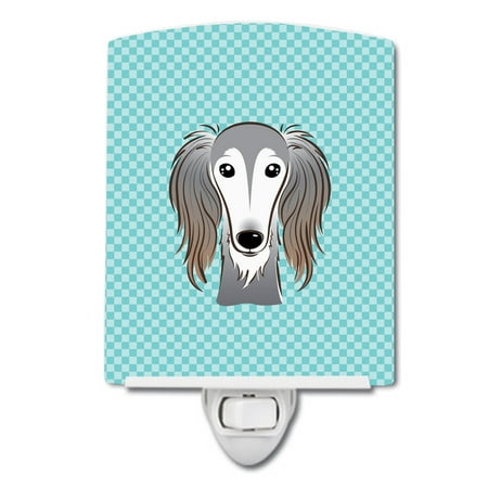 Caroline s Treasures BB1167CNL Checkerboard Blue Saluki Ceramic Night Light 6x4x3 multicolor
Caroline s Treasures BB1167CNL Checkerboard Blue Saluki Ceramic Night Light 6x4x3 multicolor