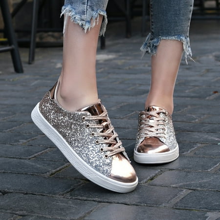 Round Toe Glitter Sequins Casual Sneakers Lightweight Lace Up Flat Outdoor Running Sports Shoes Women s Footwear
Round Toe Glitter Sequins Casual Sneakers Lightweight Lace Up Flat Outdoor Running Sports Shoes Women s Footwear