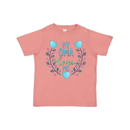 Inktastic My Oma Loves Me with Flowers and Hearts Gift Toddler Boy or Toddler Girl T-Shirt
Inktastic My Oma Loves Me with Flowers and Hearts Gift Toddler Boy or Toddler Girl T-Shirt