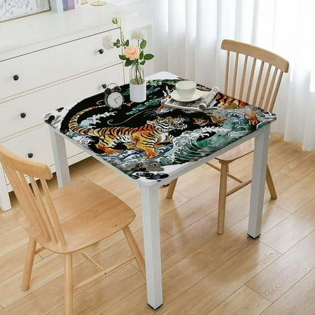 Facannap Tigers Dragon Square Table Cover with Elastic Edge 100% Polyester Fiber 40*40
Facannap Tigers Dragon Square Table Cover with Elastic Edge 100% Polyester Fiber 40*40