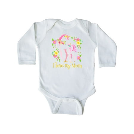 Inktastic I Love My Mom Unicorn with Pink and Yellow Flowers Gift Baby Boy or Baby Girl Long Sleeve Bodysuit
Inktastic I Love My Mom Unicorn with Pink and Yellow Flowers Gift Baby Boy or Baby Girl Long Sleeve Bodysuit