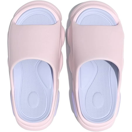 Cloud Slippers Open Toe Slide Slipper for Women and Men Detachable Non Slip Quick Drying Shower Slides Bathroom Sandals Super Soft Comfy Thick Sole (5.5 Pink)
Cloud Slippers Open Toe Slide Slipper for Women and Men Detachable Non Slip Quick Drying Shower Slides Bathroom Sandals Super Soft Comfy Thick Sole (5.5 Pink)