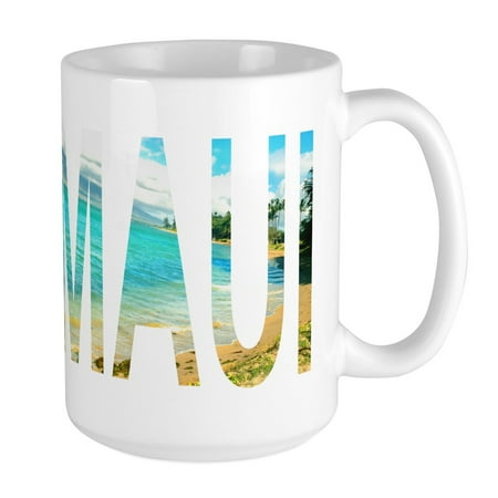 CafePress - Maui Mug - 15 oz Ceramic Large Mug