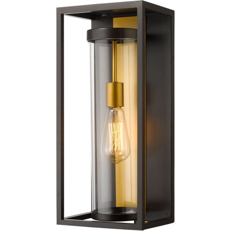 Deep Bronze and Outdoor Brass Tone Finish Wall Sconces 8 Wide Clear Glass Shade Aluminum Material Medium 1 Light Fixture
Deep Bronze and Outdoor Brass Tone Finish Wall Sconces 8 Wide Clear Glass Shade Aluminum Material Medium 1 Light Fixture