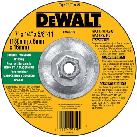 7 X 1/4 X 5/8-11 MASONRY