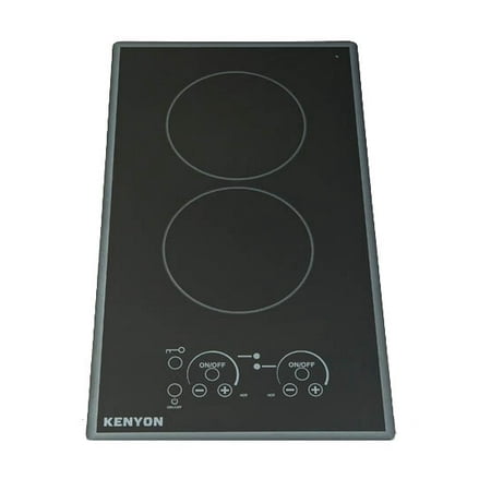 B41775 Lite-Touch Q Cortez 2-burner Trimline Cooktop black w\/touch control (two 6 1\/2 inch) 120V