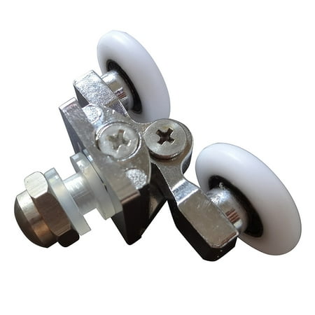 round arc Double pulley Bathroom doors Swing wheel 25 mm