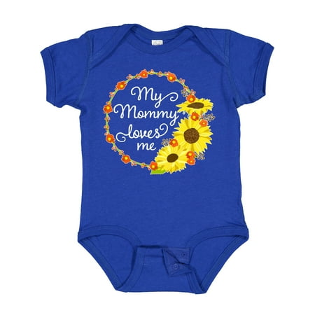 Inktastic My Mommy Loves Me with Sunflower Wreath Gift Baby Boy or Baby Girl Bodysuit
Inktastic My Mommy Loves Me with Sunflower Wreath Gift Baby Boy or Baby Girl Bodysuit