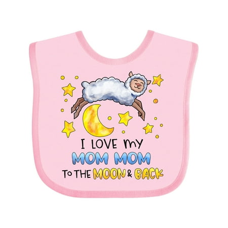 Inktastic I Love my Mom Mom to the Moon and Back Cute Sheep Gift Baby Boy or Baby Girl Bib
Inktastic I Love my Mom Mom to the Moon and Back Cute Sheep Gift Baby Boy or Baby Girl Bib