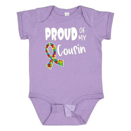 Inktastic Proud of My Cousin Autism Awareness Puzzle Piece Ribbon Gift Baby Boy or Baby Girl Bodysuit
Inktastic Proud of My Cousin Autism Awareness Puzzle Piece Ribbon Gift Baby Boy or Baby Girl Bodysuit