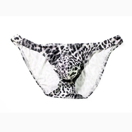Panties Clearance Men S Underwear Low Waist Underwear Leopard Print Men S Briefs White Xxl