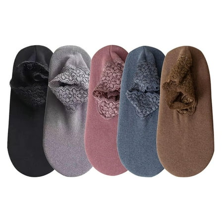 5 Pairs Womens Ankle Socks Winter Lace Frilly Non-Slip Crew Socks Low Cut Warm Ankle Boot Socks for Ladies
5 Pairs Womens Ankle Socks Winter Lace Frilly Non-Slip Crew Socks Low Cut Warm Ankle Boot Socks for Ladies