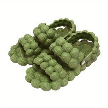 Massage Bubble Slides Funny Non-slip Spa Slippers Golf Ball Slides Pressure Relief Clogs Reflexology House Shoes For Shower Bedroom Spring And Summer
Massage Bubble Slides Funny Non-slip Spa Slippers Golf Ball Slides Pressure Relief Clogs Reflexology House Shoes For Shower Bedroom Spring And Summer
