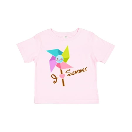 Inktastic I Love Summer Pinwheel Gift Toddler Boy or Toddler Girl T-Shirt