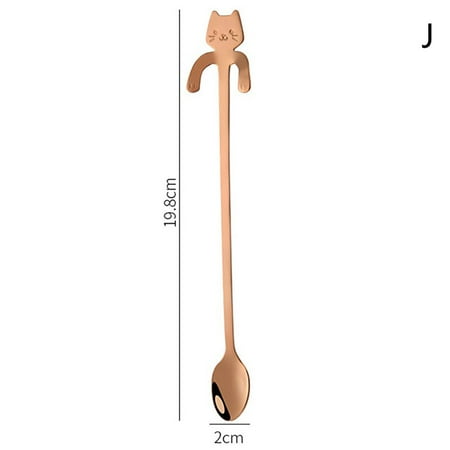 Stainless Steel Coffee Spoon Lovely Cute Cat Shape Teaspoon Dessert Snack Scoop Ice Cream Mini Spoons Tableware Kitchen Tools
Stainless Steel Coffee Spoon Lovely Cute Cat Shape Teaspoon Dessert Snack Scoop Ice Cream Mini Spoons Tableware Kitchen Tools