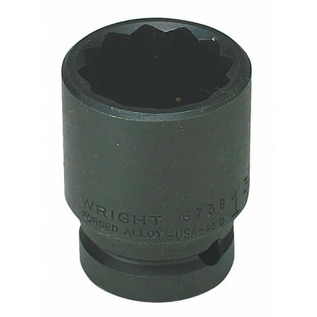 Wright Tool #67H-24Mm 12-Point Metric Impact Socket